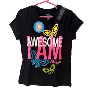 (NWT) The Children’s Place “ I Am Awesome Always” Glow in Dark Tee, Small